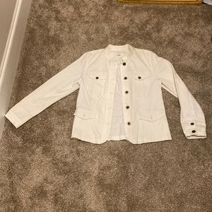 Charter club white jacket